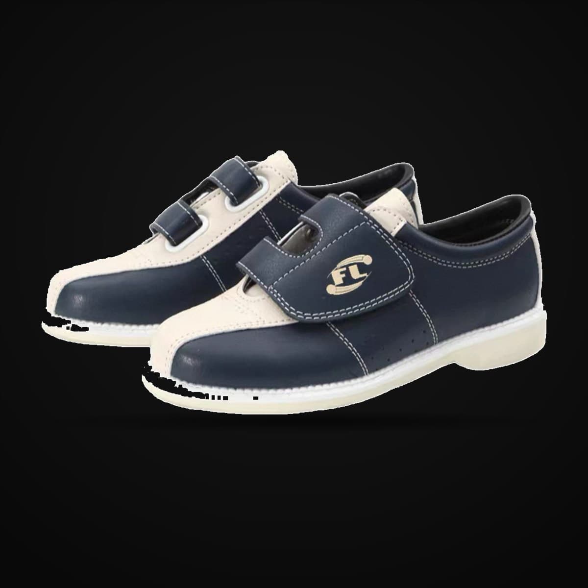 FL Bowling Shoes – Navy/White Velcro
