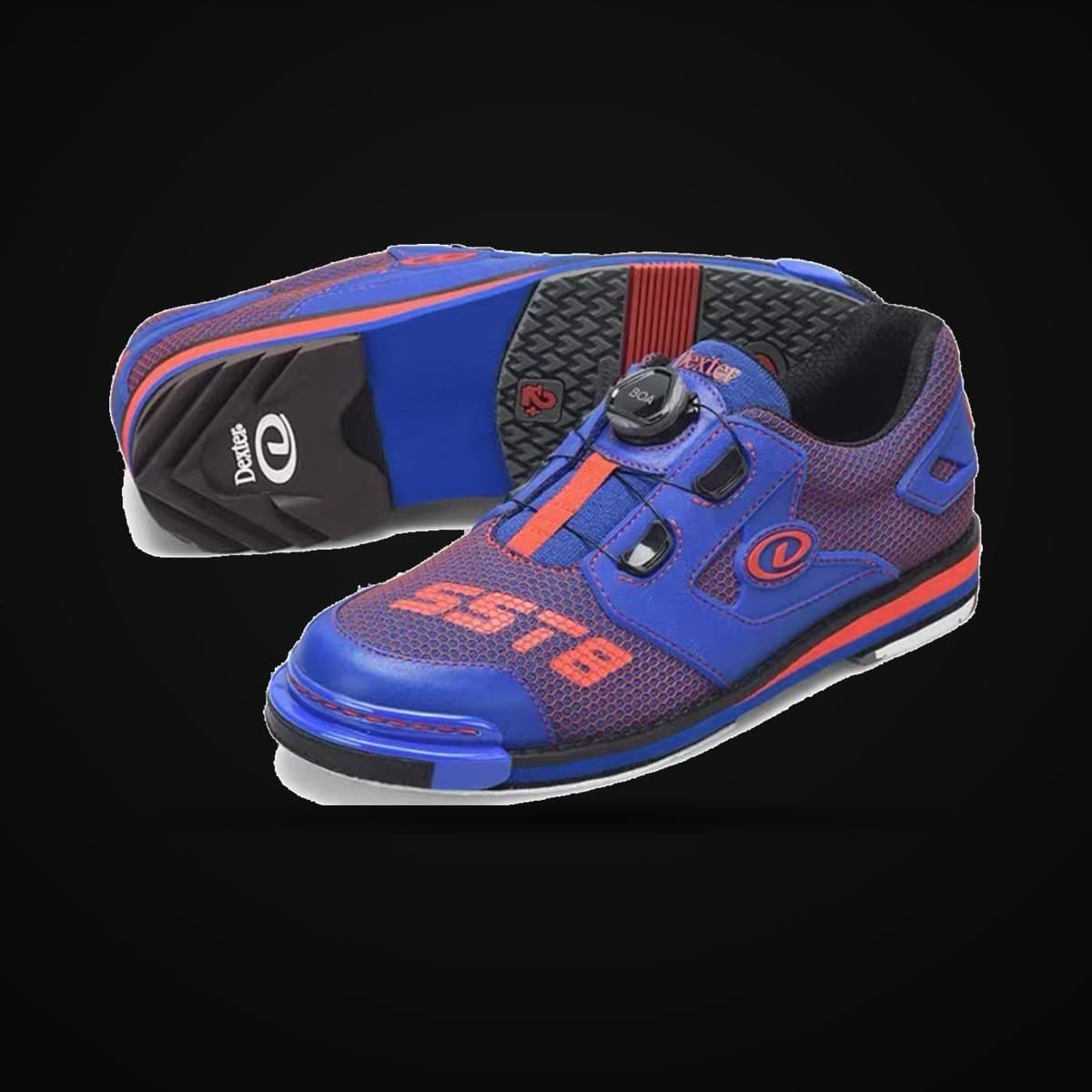 Dexter SST 8 Power Frame BOA – Blue/Red